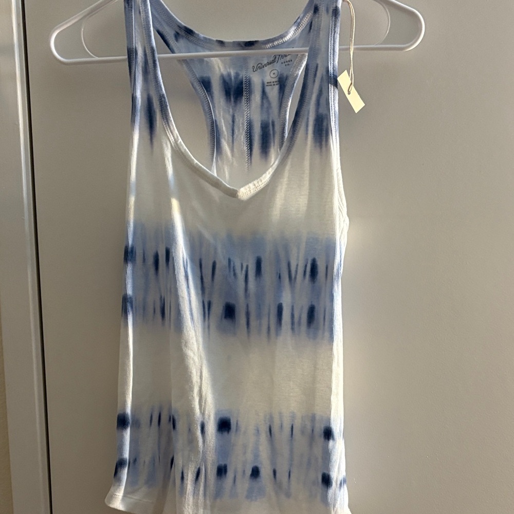 Universal Thread Navy and White Tank Top